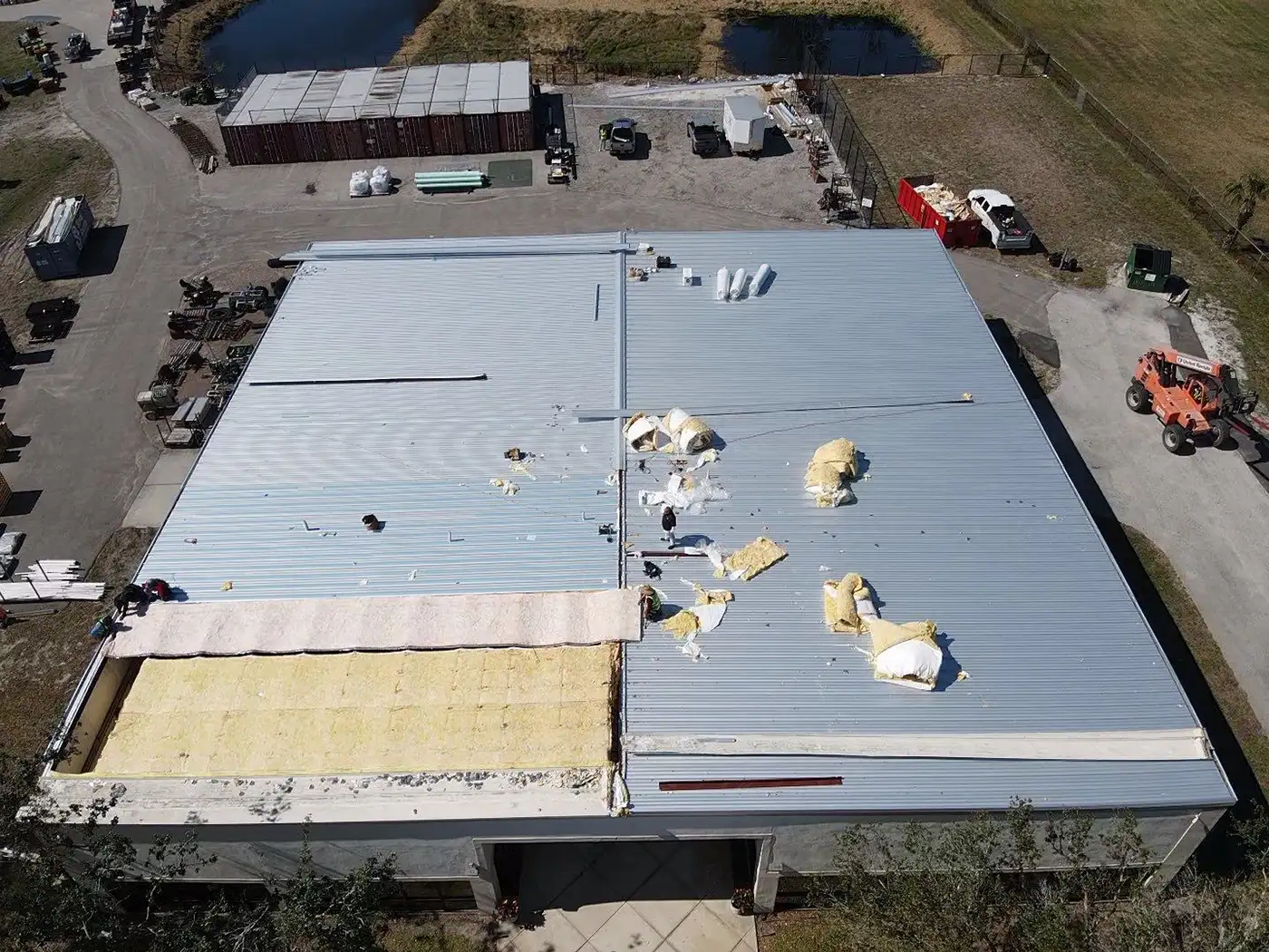 commercial roof installation