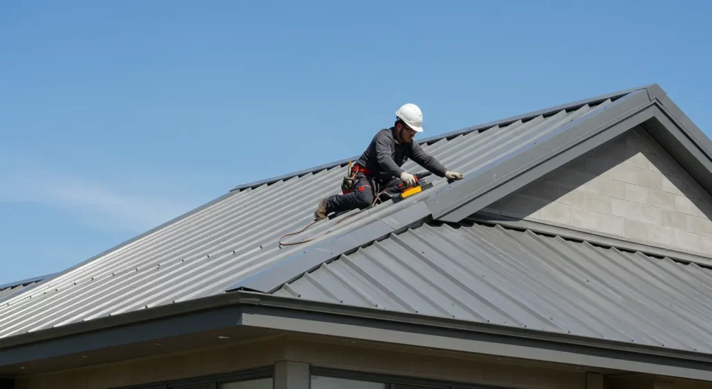 metal roof inspection