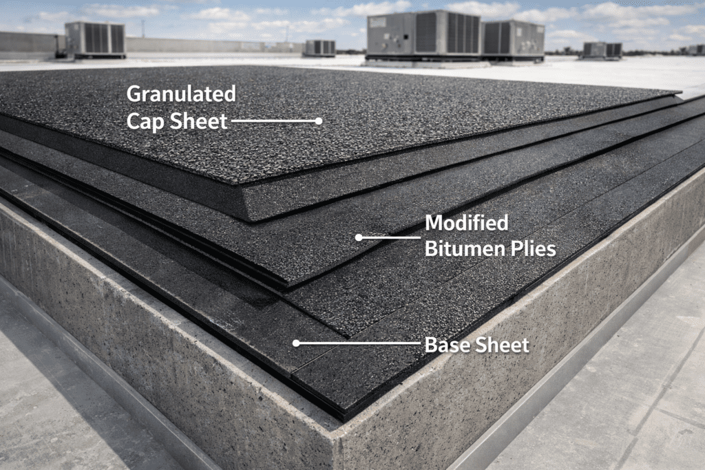 TPO vs. Modified Bitumen: Which Is Better for Your Commercial Building? 2 image 21
